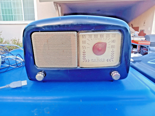 Philco vintage tube radio with - philco,